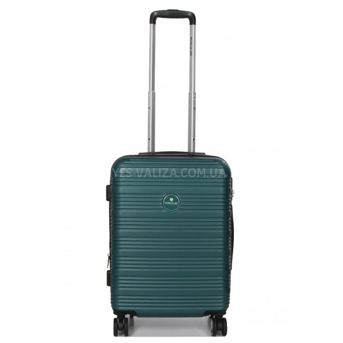 Валіза Франція мала S зелена 55х40х25(+5)см/50л/2.9кг/Worldline 805, фото 1