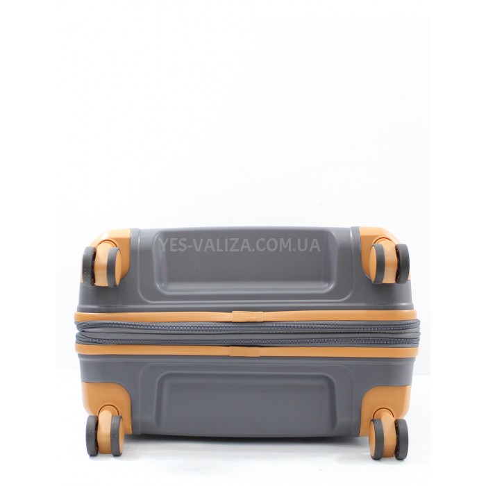 Валіза велика L поліпропілен сіра 78x52x31+5/131л/4.7кг/Snowball 49403, фото 7