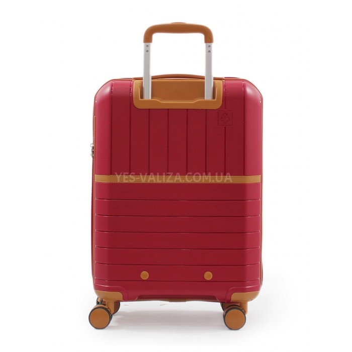 Валіза мала S поліпропілен червона 55х38х22см/40л/2.6кг/Snowball 49403, фото 3