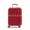 Чемодан малый S полипропилен красный 55х38х22/40л/2.6кг/Snowball 49403, фото 12