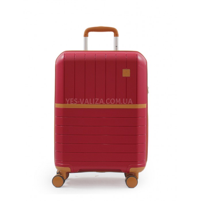 Чемодан малый S полипропилен красный 55х38х22/40л/2.6кг/Snowball 49403, фото 2