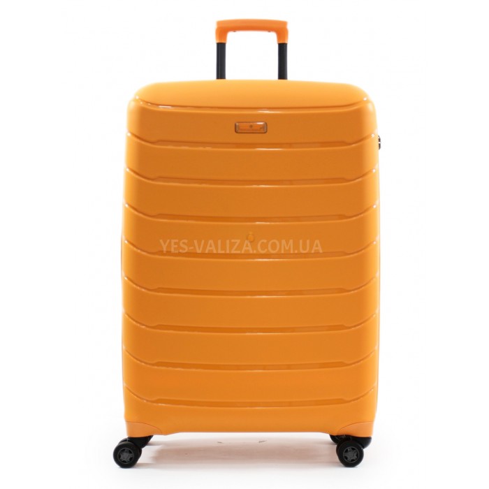 Валіза велика L поліпропілен оранж 77х52х31+5/128л/5кг/Snowball 61303, фото 2