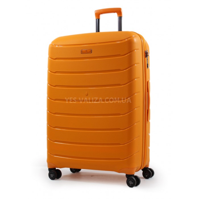 Валіза велика L поліпропілен оранж 77х52х31+5/128л/5кг/Snowball 61303, фото 1