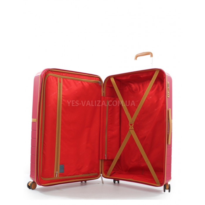 Валіза середня M поліпропілен червона 67x45x26+5см/82л/3.8кг/Snowball, фото 10