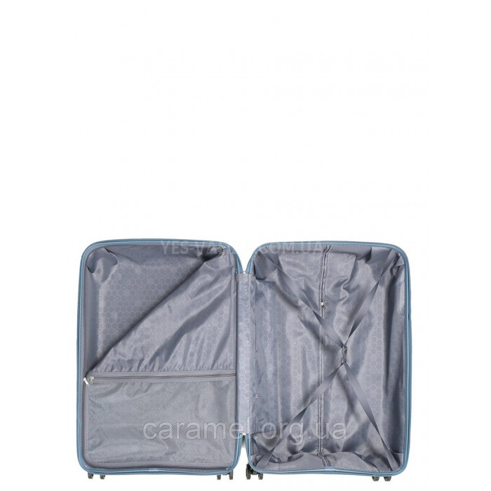 Валіза велика L поліпропілен синя 74х49х29см/95л/3.9кг/Worldline 288, фото 9