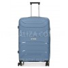 Валіза велика L поліпропілен синя 74х49х29см/95л/3.9кг/Worldline 288, фото 12