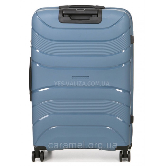 Чемодан большой L полипропилен синий 74х49х29/95л/3.9кг/Worldline 288, фото 3