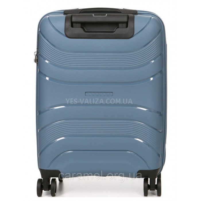 Чемодан малый S полипропилен синий 54x38x22см/40л/2.6кг/Worldline 288, фото 3