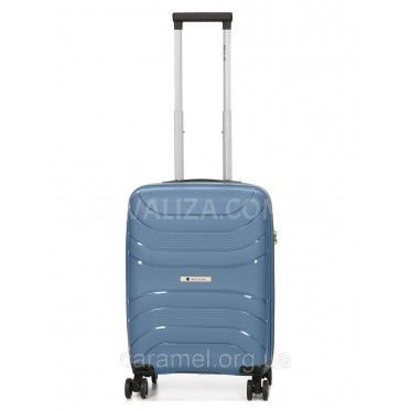 Чемодан малый S полипропилен синий 54x38x22см/40л/2.6кг/Worldline 288