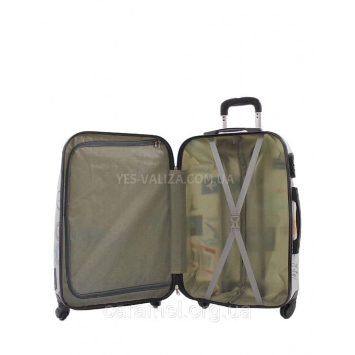 Валіза середня M полікарбонат марки 67х45х24см/70л/3.6кг/Airtex 809, фото 9