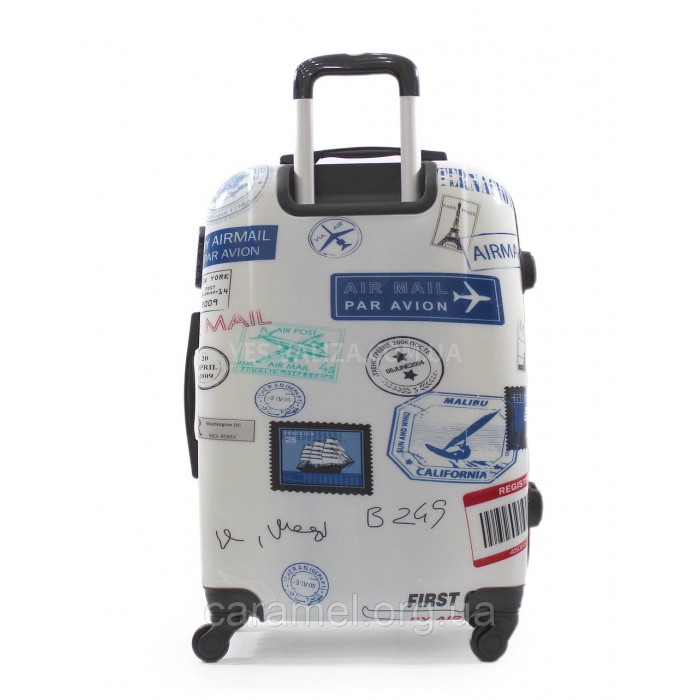 Чемодан средний M поликарбонат марки 67х45х24см/70л/3.6кг/Airtex 809, фото 3