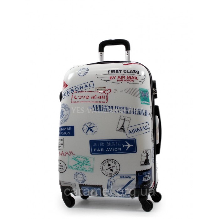 Чемодан средний M поликарбонат марки 67х45х24см/70л/3.6кг/Airtex 809, фото 1