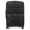 Валіза велика L поліпропілен чорна 74х49х29см/95л/3.9кг/Worldline 288, фото 13