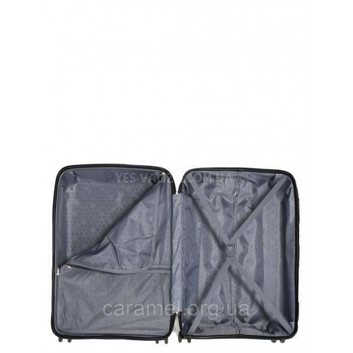 Валіза велика L поліпропілен чорна 74х49х29см/95л/3.9кг/Worldline 288, фото 6