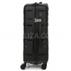 Чемодан средний М полипропилен чёрный 65х43х25/63л/3.1кг/Worldline 288, фото 14