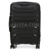 Чемодан средний М полипропилен чёрный 65х43х25/63л/3.1кг/Worldline 288, фото 13