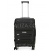 Чемодан средний М полипропилен чёрный 65х43х25/63л/3.1кг/Worldline 288, фото 11