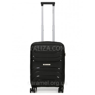 Чемодан малый S полипропилен чёрный 54x38x22см/40л/2.6кг/Worldline 288