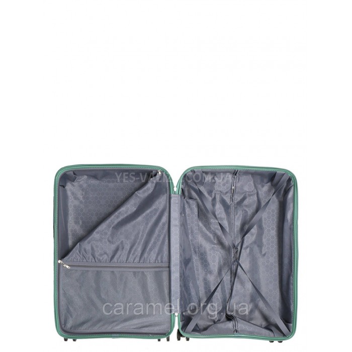 Чемодан большой L полипропилен зелёный 74х49х29/95л/3.9кг/Worldline288, фото 9