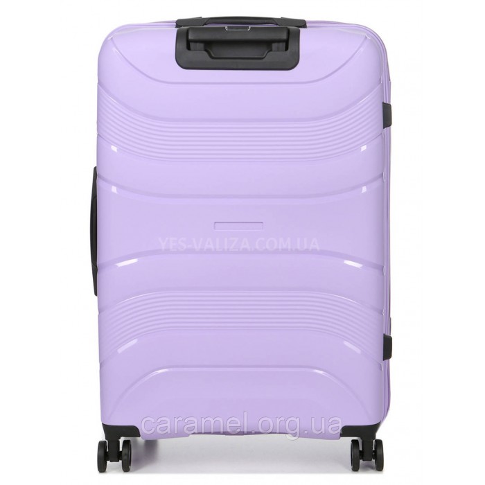 Валіза велика L поліпропілен лаванда 74х49х29/95л/3.9кг/Worldline 288, фото 3