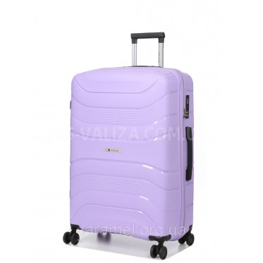 Чемодан большой L полипропилен лаванда 74х49х29/95л/3.9кг/Worldline288