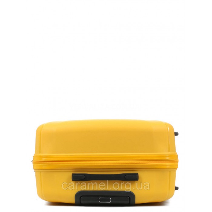 Чемодан большой L полипропилен жёлтый 74х49х29/95л/3.9кг/Worldline 288, фото 6