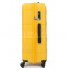 Валіза велика L поліпропілен жовта 74х49х29см/95л/3.9кг/Worldline 288, фото 14