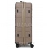 Валіза велика L поліпропілен бежева 74х49х29см/95л/3.9кг/Worldline 288, фото 15