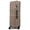 Чемодан большой L полипропилен беж 74х49х29см/95л/3.9кг/Worldline 288, фото 14