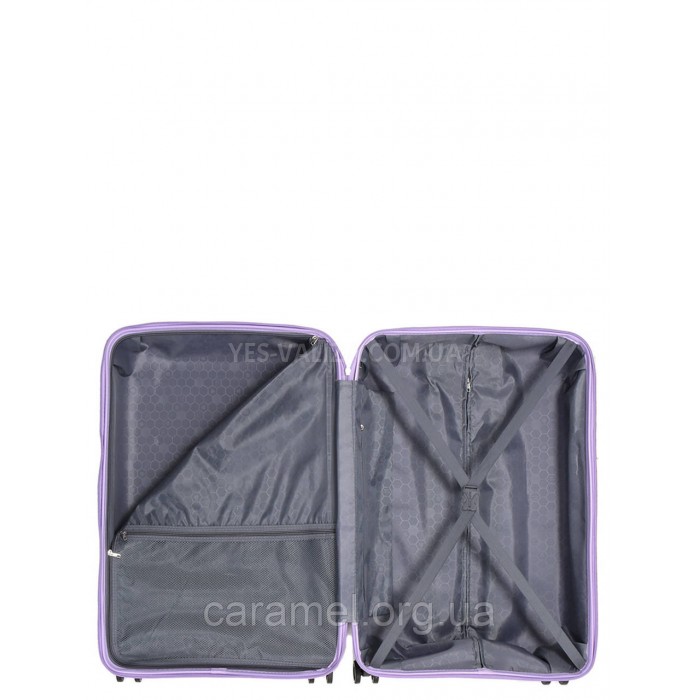 Чемодан средний М полипропилен лаванда 65х43х25/63л/3.1кг/Worldline288, фото 9