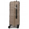 Чемодан средний М полипропилен беж 65х43х25см/63л/3.1кг/Worldline 288, фото 14