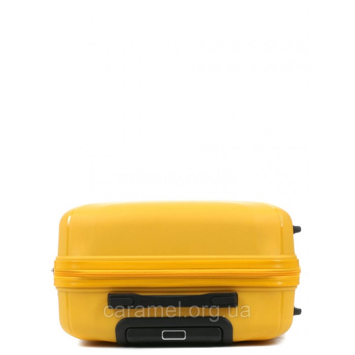 Чемодан средний М полипропилен жёлтый 65х43х25/63л/3.1кг/Worldline 288, фото 6