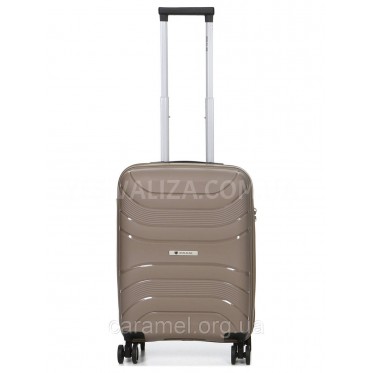 Чемодан малый S полипропилен бежевый 54x38x22/40л/2.6кг/Worldline 288