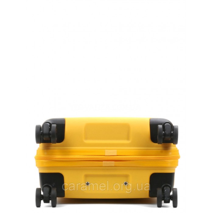 Чемодан малый S полипропилен жёлтый 54x38x22см/40л/2.6кг/Worldline 288, фото 7