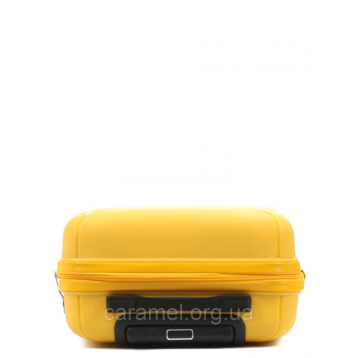 Валіза мала S поліпропілен жовта 54x38x22см/40л/2.6кг/Worldline 288, фото 6