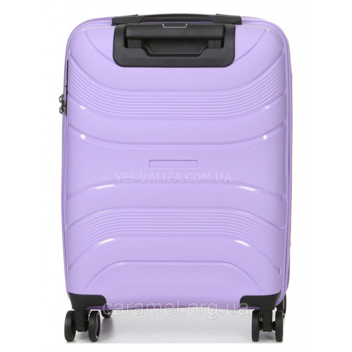 Валіза мала S поліпропілен лаванда 54x38x22см/40л/2.6кг/Worldline 288, фото 3