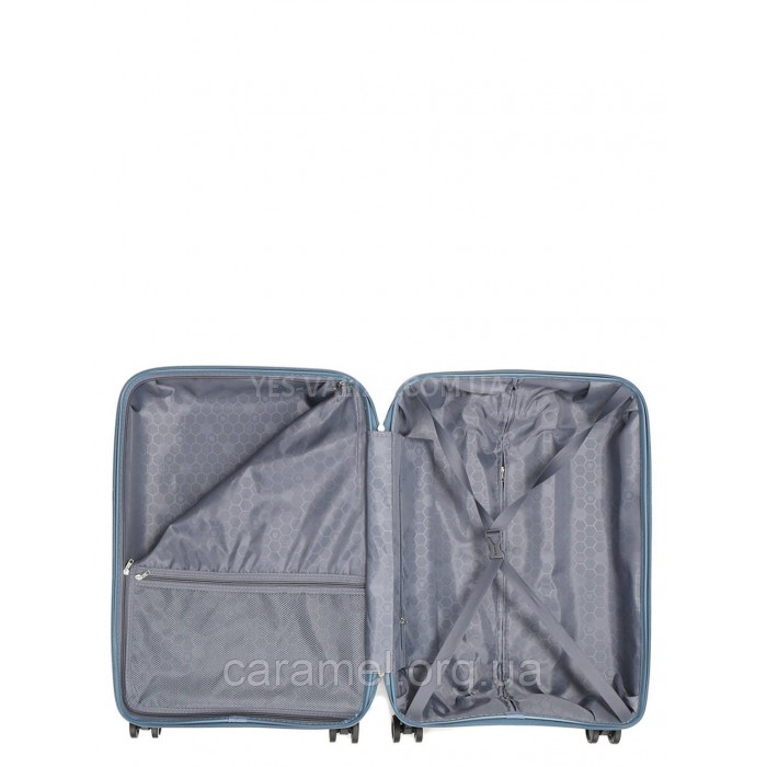 Набір валіз Франція (L M S-3шт) поліпропілен синій/Worldline 288, фото 10