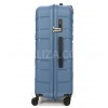 Набор чемоданов Франция (L M S-3шт) полипропилен синий/Worldline 288, фото 16
