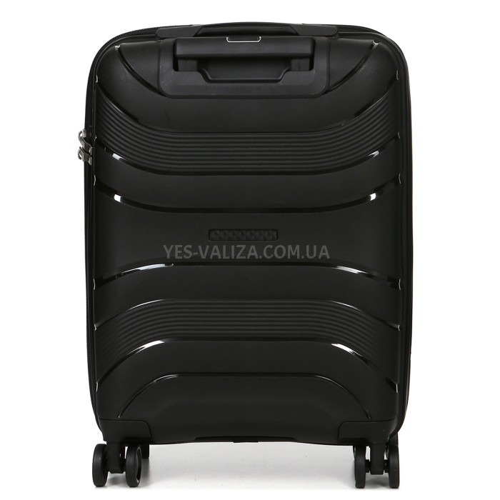 Набор чемоданов Франция (L M S-3шт) полипропилен чёрный/Worldline 288, фото 6