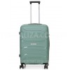 Набор чемоданов Франция (L M S-3шт) полипропилен зелёный/Worldline 288, фото 12