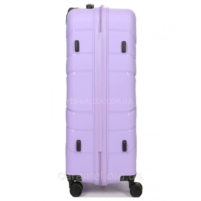 Набір валіз Франція (L M S-3шт) поліпропілен лаванда/Worldline 288, фото 5
