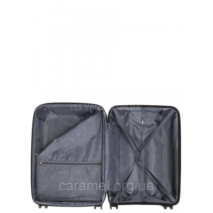 Набор чемоданов Франция (L M S-3шт) полипропилен чёрный/Worldline 289, фото 8