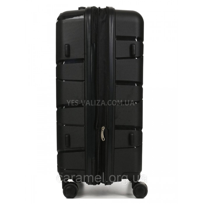Набор чемоданов Франция (L M S-3шт) полипропилен чёрный/Worldline 289, фото 5