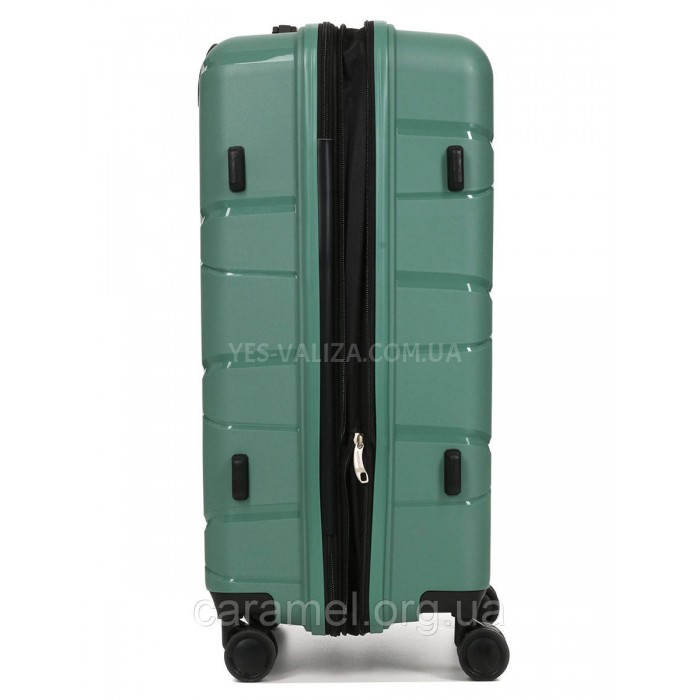 Набір валіз Франція (L M S-3шт) поліпропілен зелена Worldline 289, фото 5