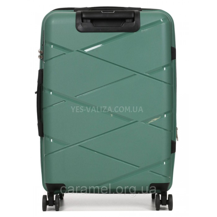 Набір валіз Франція (L M S-3шт) поліпропілен зелена Worldline 289, фото 3
