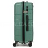 Набор чемоданов Франция (L M S-3шт) полипропилен зелёный/Worldline 289, фото 14