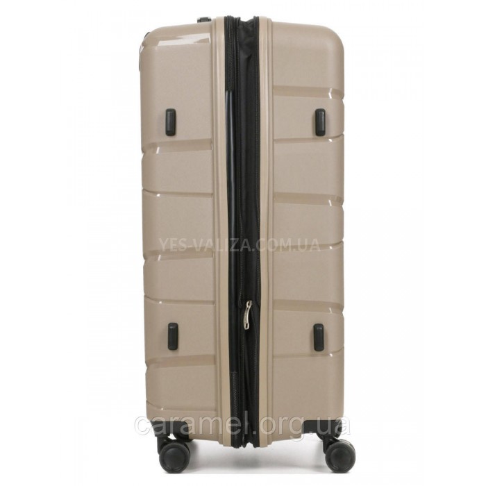 Набір валіз Франція (L M S-3шт) поліпропілен бежевий Worldline 289, фото 5