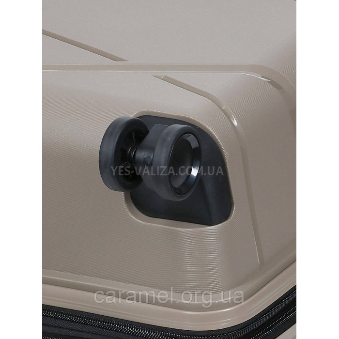 Набор чемоданов Франция (L M S-3шт) полипропилен бежевый/Worldline 289, фото 9