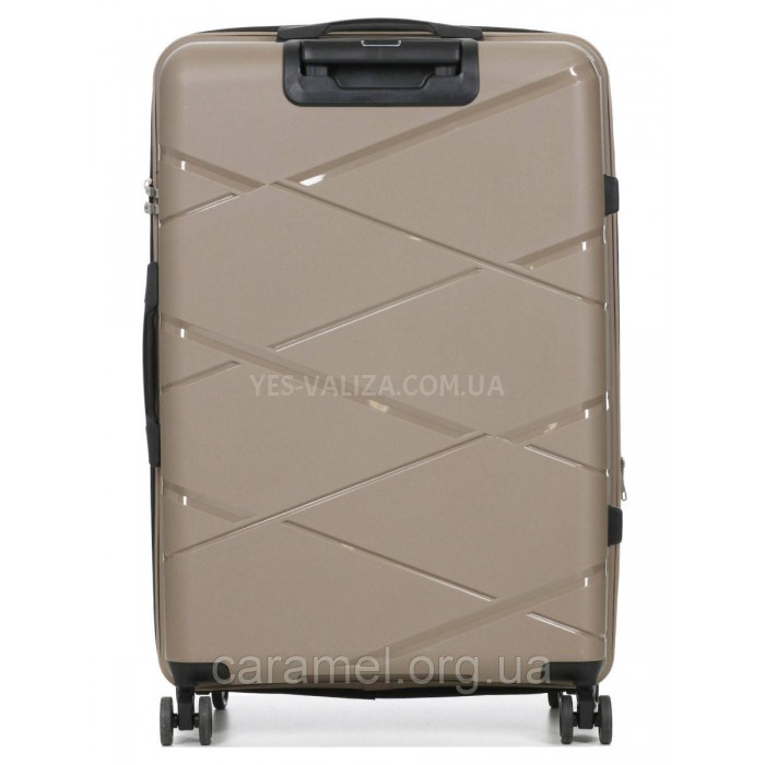 Набор чемоданов Франция (L M S-3шт) полипропилен бежевый/Worldline 289, фото 3
