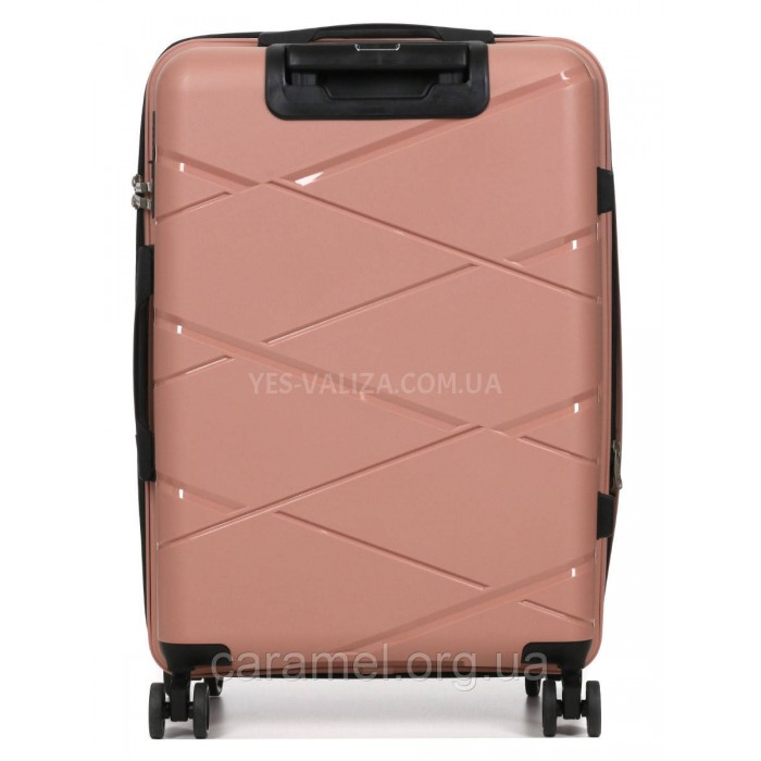Набор чемоданов Франция (L M S-3шт) полипропилен пудра/Worldline 289, фото 3